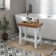 Load image into Gallery viewer, 18 x 12 Inch Waterproof Bathroom hower Stool-Brown