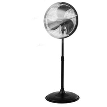 Load image into Gallery viewer, 20 Inch Misting Fan 2100 CFM Outdoor Oscillating Cooling Pedestal Fan-Black