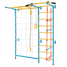 Load image into Gallery viewer, 7 In 1 Kids Indoor Gym Playground Swedish Wall Ladder-Yellow