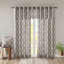 Load image into Gallery viewer, Madison Park Fretwork Print Window Curtain -84" Panel MP40-1282 By Olliix
