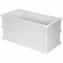 Load image into Gallery viewer, 2 PCS Raised Garden Rectangle Plant Box-White