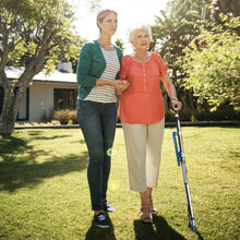 Load image into Gallery viewer, Lightweight Adjustable Folding Cane Seat with Light-Blue