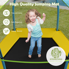 Load image into Gallery viewer, 7 Feet Kids Recreational Bounce Jumper Trampoline-Yellow