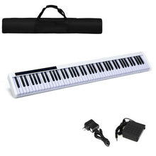 Load image into Gallery viewer, 88-Key Portable Electronic Piano with Voice Function-White