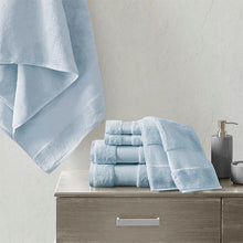 Load image into Gallery viewer, Madison Park Signature Turkish Cotton 6 Piece Bath Towel Set MPS73-455 By Olliix