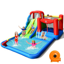 Load image into Gallery viewer, Inflatable Water Slide Kids with Ocean Balls and 780W Blower