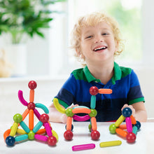 Load image into Gallery viewer, 88 Pieces Magnetic Balls and Rods Set Building Blocks Set For Kids over 3 Years