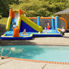 Load image into Gallery viewer, Giant Soccer Themed Inflatable Water Slide Bouncer with Splash Pool without Blower