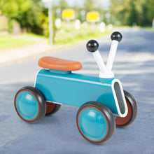 Load image into Gallery viewer, 4 Wheels Baby Balance Bike without Pedal-Blue