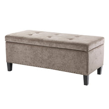 Load image into Gallery viewer, Madison Park Shandra Ii Tufted Top Frances Storage Bench - FPF18-0197 By Olliix