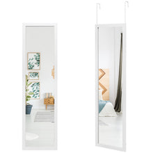 Load image into Gallery viewer, Full Length Wall Mounted Mirror with PS Frame and Explosion-proof Film-White