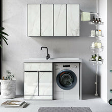 Load image into Gallery viewer, 4-Tier Tension Shower Corner Caddy with 304 Stainless Steel