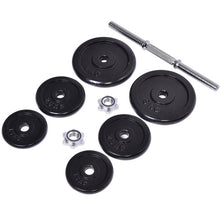 Load image into Gallery viewer, 44 lbs Adjustable Cap Gym Weight Dumbbell Set