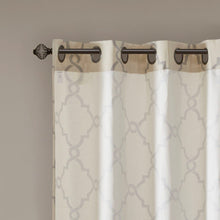 Load image into Gallery viewer, Madison Park Fretwork Print Window Curtain -95" Panel MP40-1283 By Olliix