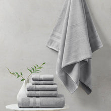 Load image into Gallery viewer, Plume 100% Cotton Feather Touch Antimicrobial Towel 6 Piece Set - BR73-2439