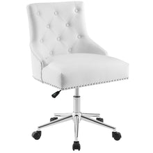 Load image into Gallery viewer, Regent Tufted Button Swivel Faux Leather Office Chair by Modway