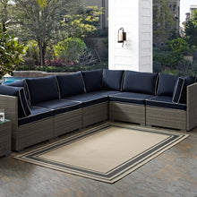 Load image into Gallery viewer, Rim Solid Border Indoor and Outdoor 8x10 Area Rug by Modway