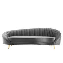 Load image into Gallery viewer, Camber Channel Tufted Performance Velvet Sofa by Modway