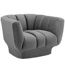Load image into Gallery viewer, Entertain Vertical Channel Tufted Performance Velvet Armchair Set of 2 by Modway