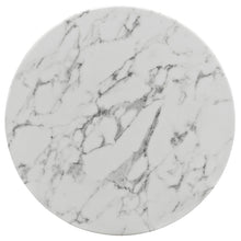 Load image into Gallery viewer, Lippa 28" Round Faux Marble Dining Table by Modway