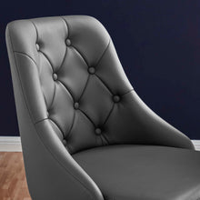 Load image into Gallery viewer, Distinct Tufted Swivel Vegan Leather Office Chair by Modway