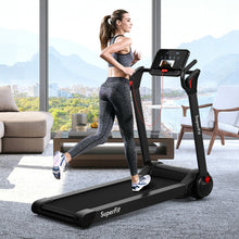 Load image into Gallery viewer, 2.25 HP Electric Motorized Folding Running Treadmill Machine with LED Display-Black