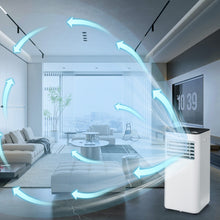 Load image into Gallery viewer, 8000 BTU Portable Air Conditioner with Fan and Dehumidifier Mode-White