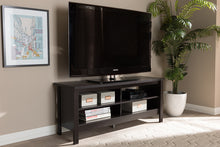 Load image into Gallery viewer, Baxton Studio Sloane Modern and Contemporary Wenge Brown Finished TV Stand