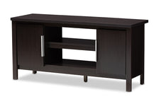 Load image into Gallery viewer, Baxton Studio Marley Modern and Contemporary Wenge Brown Finished TV Stand