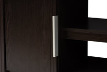 Load image into Gallery viewer, Baxton Studio Marley Modern and Contemporary Wenge Brown Finished TV Stand