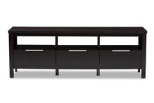 Load image into Gallery viewer, Baxton Studio Elaine Modern and Contemporary Wenge Brown Finished TV Stand