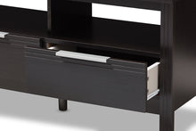 Load image into Gallery viewer, Baxton Studio Elaine Modern and Contemporary Wenge Brown Finished TV Stand