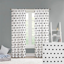 Load image into Gallery viewer, Intelligent Design Sophie 100% Polyester Pom Pom Embellished Window Panel ID40-1798 By Olliix