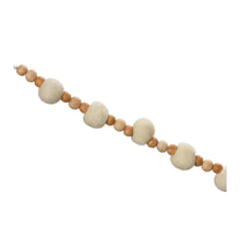 Load image into Gallery viewer, Wood Beaded String Garland (Set of 2)
