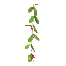 Load image into Gallery viewer, Fabric Mistletoe String Garland (Set of 2)