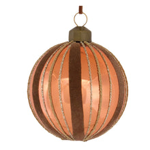 Load image into Gallery viewer, Copper Glass Holiday Ornament (Set of 12)
