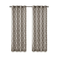 Load image into Gallery viewer, Madison Park Fretwork Print Window Curtain -84" Panel MP40-1282 By Olliix