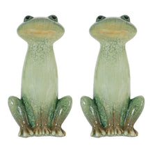 Load image into Gallery viewer, Garden Frog Figurine (Set of 2)