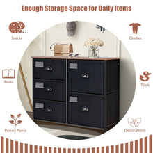 Load image into Gallery viewer, 5-Drawer Storage Dresser for Bedroom Closet Entryway-Black