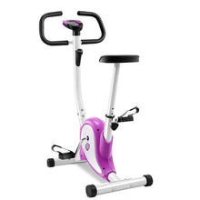 Load image into Gallery viewer, Stationary Fitness Cardio Upright Exercise Bike-Purple
