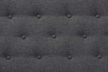 Load image into Gallery viewer, Baxton Studio Arne Mid-Century Modern Dark Grey Fabric Upholstered Walnut Finished Bench