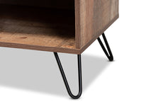 Load image into Gallery viewer, Baxton Studio Iver Modern and Contemporary Rustic Oak Finished 1-Door Wood TV Stand