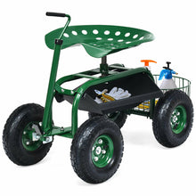 Load image into Gallery viewer, Extendable Handle Garden Cart Rolling Wagon Scooter