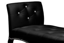Load image into Gallery viewer, Baxton Studio Kristy Modern and Contemporary Black Faux Leather Classic Seating Bench