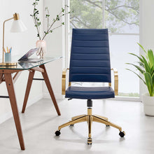 Load image into Gallery viewer, Jive Gold Stainless Steel Highback Office Chair by Modway