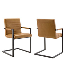 Load image into Gallery viewer, Savoy Vegan Leather Dining Chairs Set of 2 by Modway
