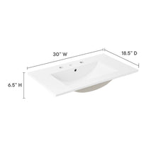 Load image into Gallery viewer, Cayman 30" Bathroom Sink by Modway