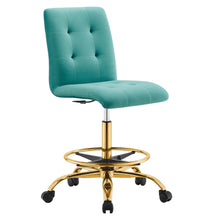 Load image into Gallery viewer, Prim Armless Performance Velvet Drafting Chair by Modway