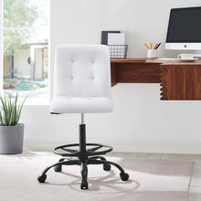 Load image into Gallery viewer, Prim Armless Vegan Leather Drafting Chair by Modway