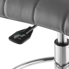 Load image into Gallery viewer, Ripple Armless Vegan Leather Drafting Chair by Modway